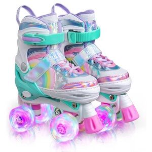 SULIFEEL Rainbow Unicorn Skates